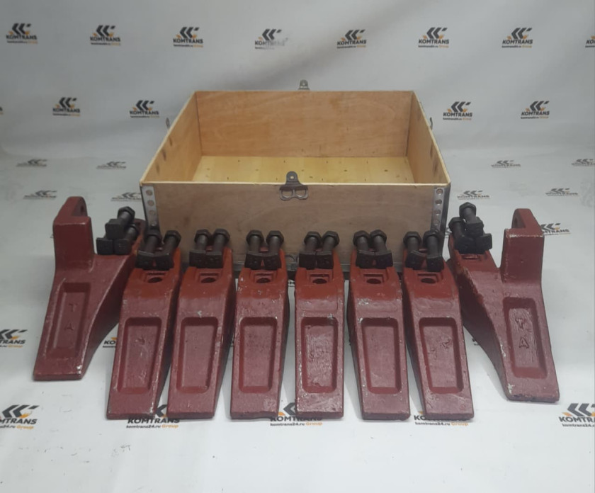 Комплект для замены зубьев ковша XCMG LW500/550/LG953 (зубья + болты)