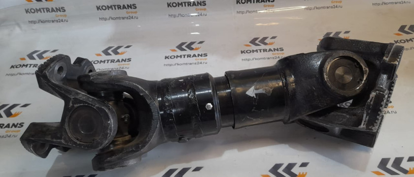 Вал карданный L=585 кпп раздатка (D=180, 4 отверстия) SHACMAN 6*6 Вал карданный L=585 кпп раздатка (D=180, 4 отверстия) SHACMAN 6*6