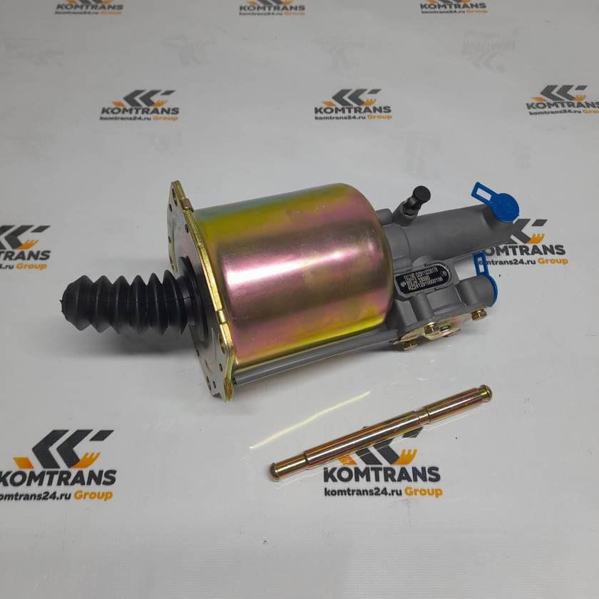 Пневмогидроусилитель ПГУ сцепления D 102 SHACMAN корзина 430 (С КЛАПАНОМ) ВЫХОД НАЗАД