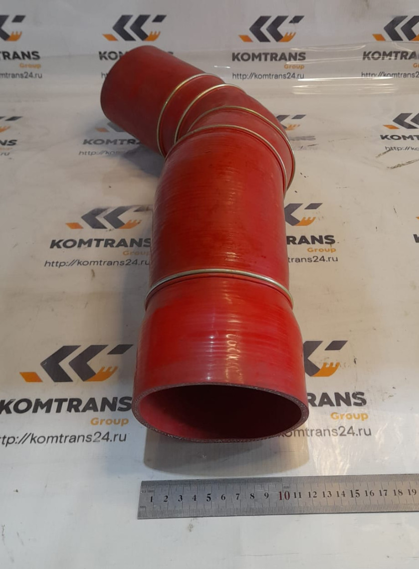 Патрубок интеркулера 110*110*520 (изогнутый) SHACMAN Патрубок интеркулера 110*110*520 (изогнутый) SHACMAN