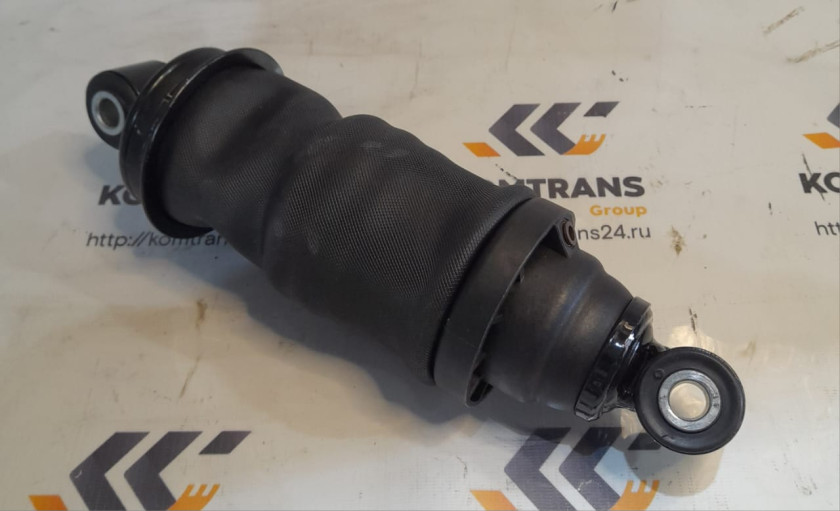 Амортизатор кабины SHACMAN X3000 задний пневматический (ухо-ухо) Амортизатор кабины SHACMAN X3000 задний пневматический (ухо-ухо)