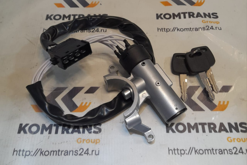 Замок зажигания прямоугольная фишка SHACMAN F2000/F3000 Замок зажигания прямоугольная фишка SHACMAN F2000/F3000