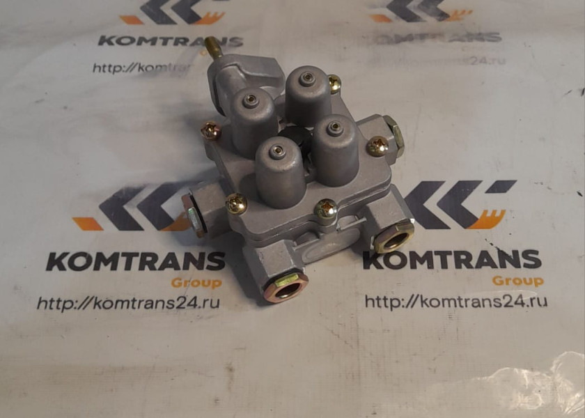 Клапан тормозной 4-х контурный SHACMAN X3000 Евро5 Клапан тормозной 4-х контурный SHACMAN X3000 Евро5