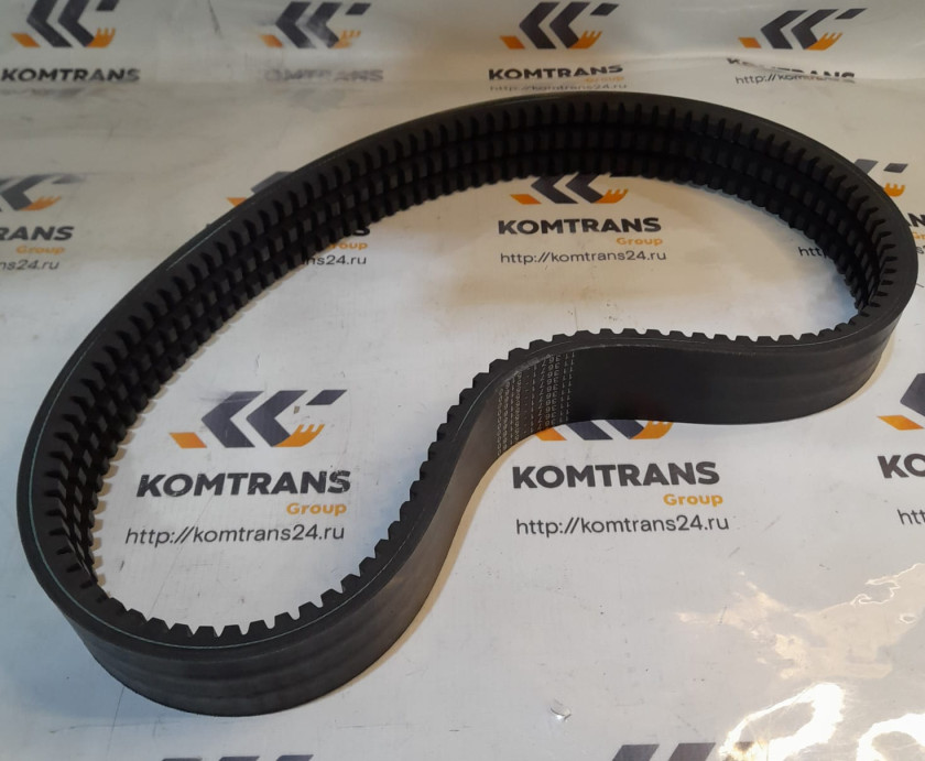 Ремень генератора XCMG XE370CA с ДВС ISUZU AA-6HK1XQP-02 Ремень генератора XCMG XE370CA с ДВС ISUZU AA-6HK1XQP-02