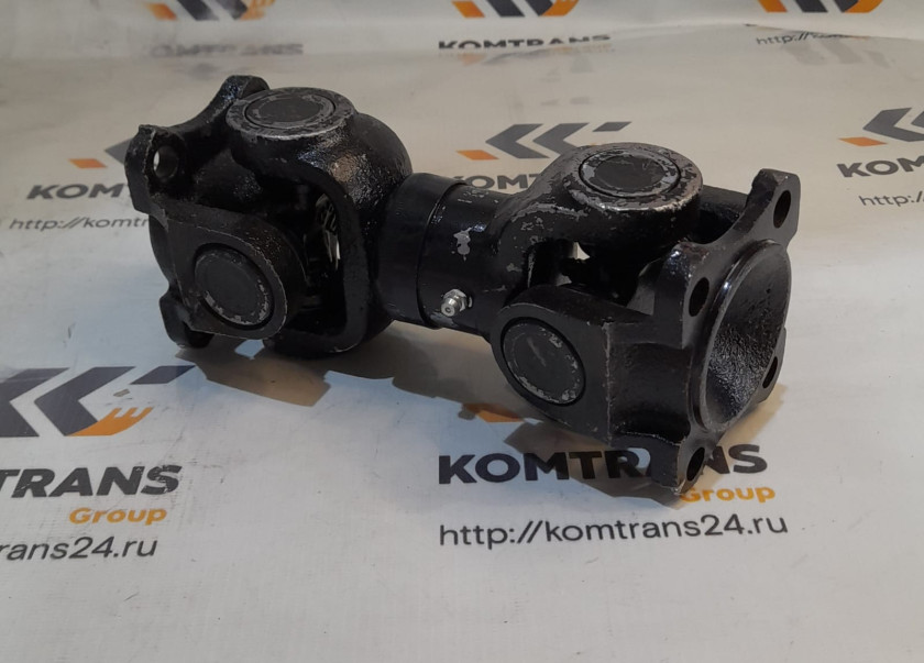 Вал карданный L 195-215 приводной Автокран XCMG (кв. фланец. 63*73 , кольцо D 60mm)