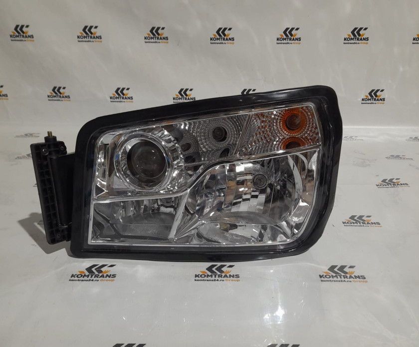 Фара передняя левая (самосвал, под лампу без диодной полосы) SHACMAN X3000 Фара передняя левая (самосвал, под лампу без диодной полосы) SHACMAN X3000