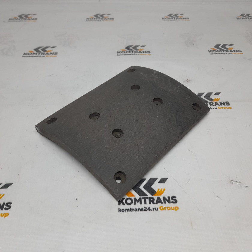 Накладка тормозная задняя (8+10 отверстий красная.) SHACMAN F3000