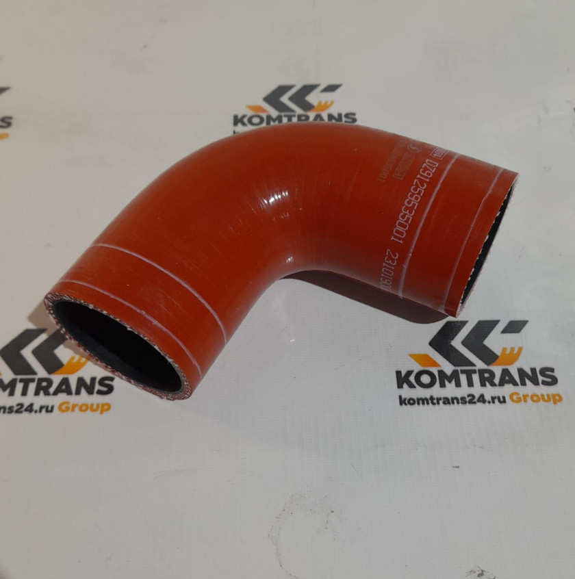 Патрубок охлаждения d 60 ретардера угловой SHACMAN X6000 Патрубок охлаждения d 60 ретардера угловой SHACMAN X6000