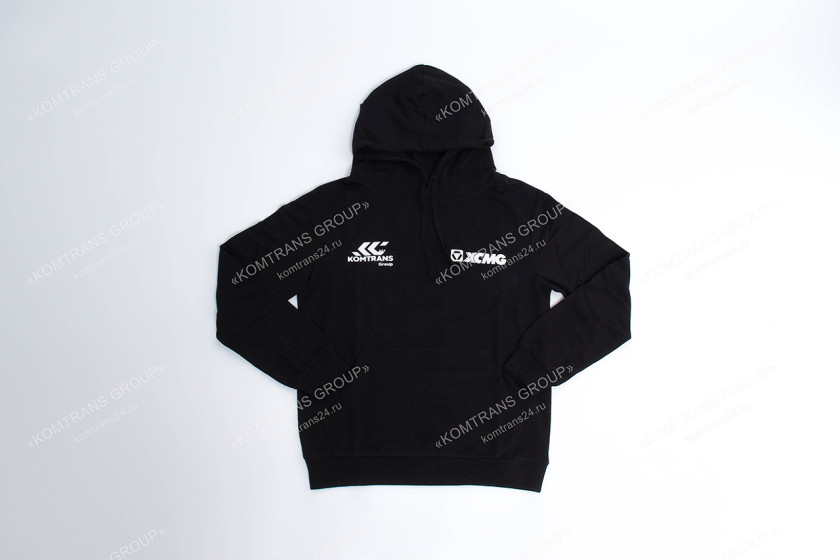 Худи черное с логотипом KOMTRANS Худи черное с логотипом KOMTRANS