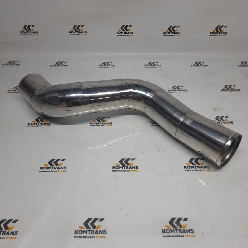 Патрубок интеркулера (металл) D 102,102 CUMMINS M11 SHACMAN X3000 Патрубок интеркулера (металл) D 102,102 CUMMINS M11 SHACMAN X3000