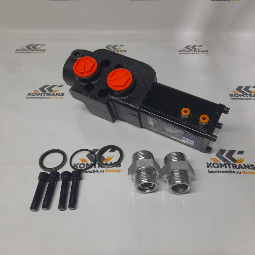 Клапан распределительный гидроцилиндра подъёма кузова 100L/min 25MPa SHACMAN X3000 Клапан распределительный гидроцилиндра подъёма кузова 100L/min 25MPa SHACMAN X3000