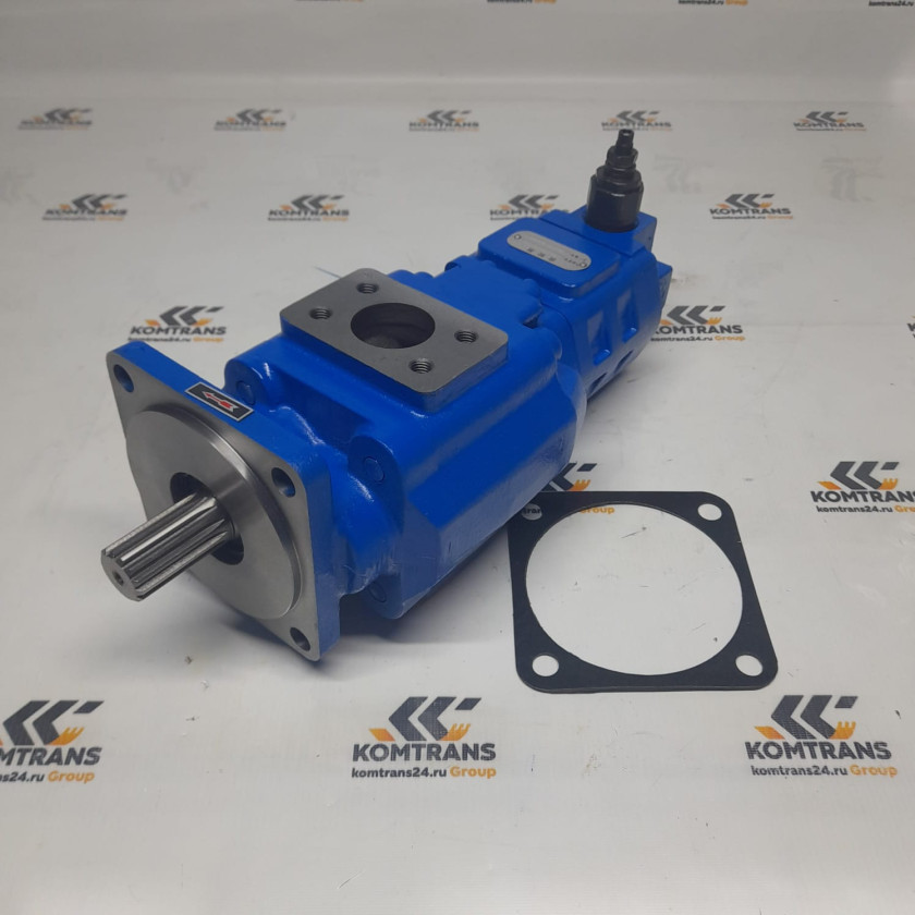 Насос гидравлический CBGj3100/1010, JHP2100/0010 (14 шлицов, O - 31 и 127 мм, сдвоенный) XCMG ZL50G Насос гидравлический CBGj3100/1010, JHP2100/0010 (14 шлицов, O - 31 и 127 мм, сдвоенный) XCMG ZL50G