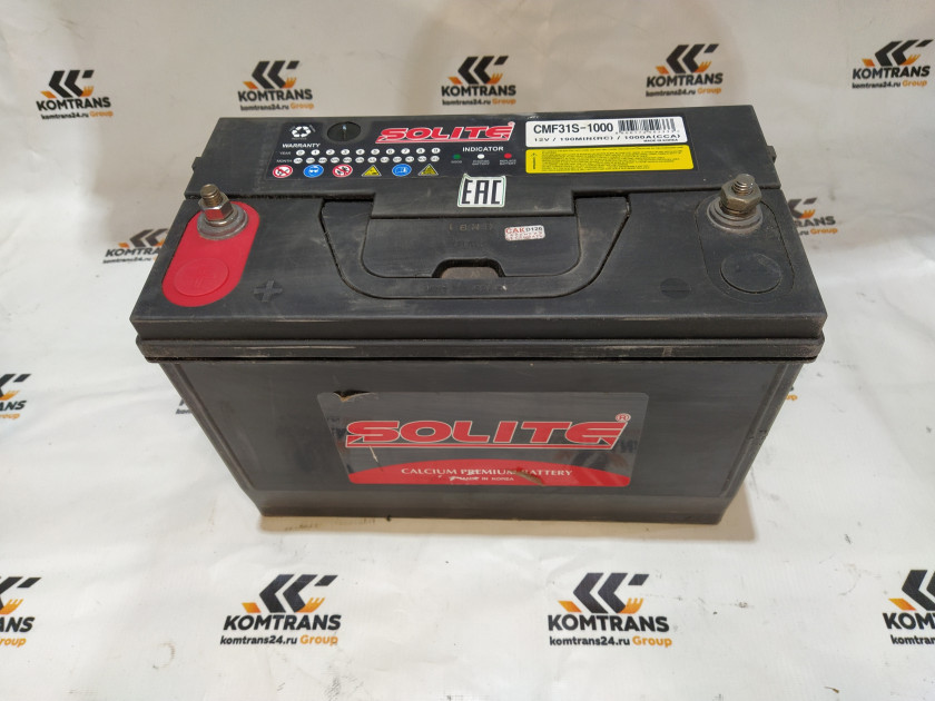 Батарея аккумуляторная 330*172*238 Solite (140А/ч 1000А.12 В) Батарея аккумуляторная 330*172*238 Solite (140А/ч 1000А.12 В)
