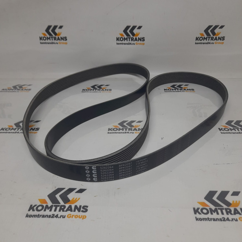 Ремень генератора XCMG XD123, XD143 Ремень генератора XCMG XD123, XD143