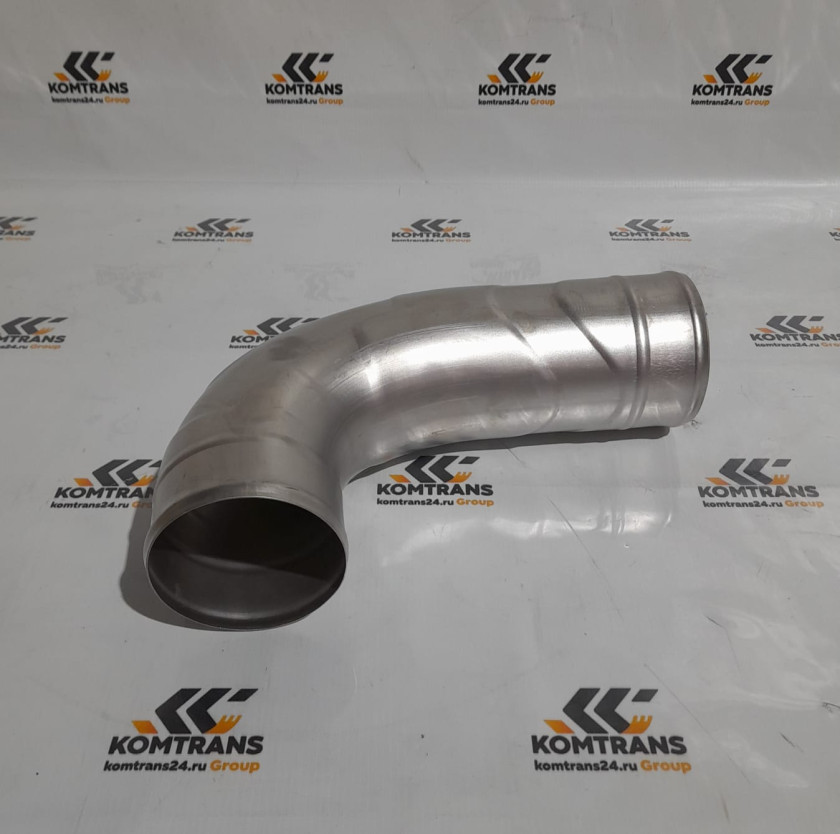 Патрубок интеркулера 104*104 выпускной, металл SHACMAN X5000