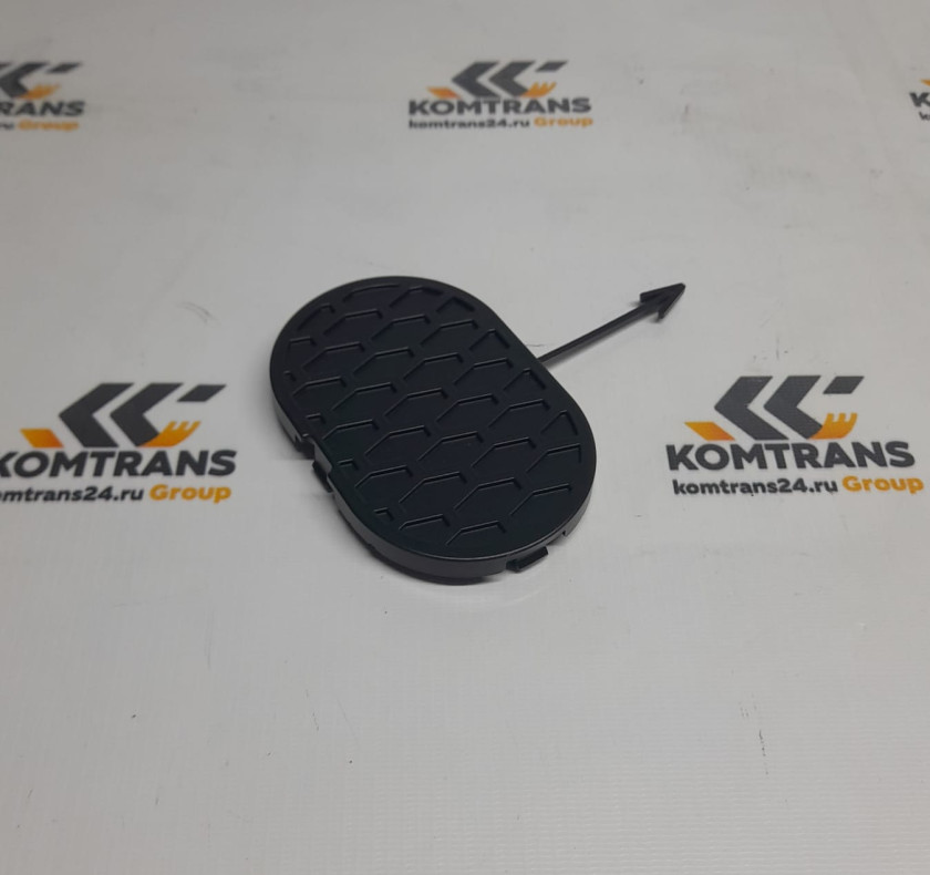 Заглушка решетки бампера правая SHACMAN X3000 (овальная) Заглушка решетки бампера правая SHACMAN X3000 (овальная)