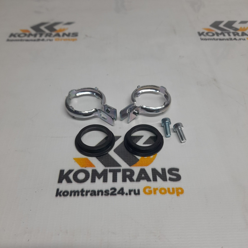 Хомут трубок радиатора отопителя SHACMAN X3000 (комплект 2 шт.) Хомут трубок радиатора отопителя SHACMAN X3000 (комплект 2 шт.)