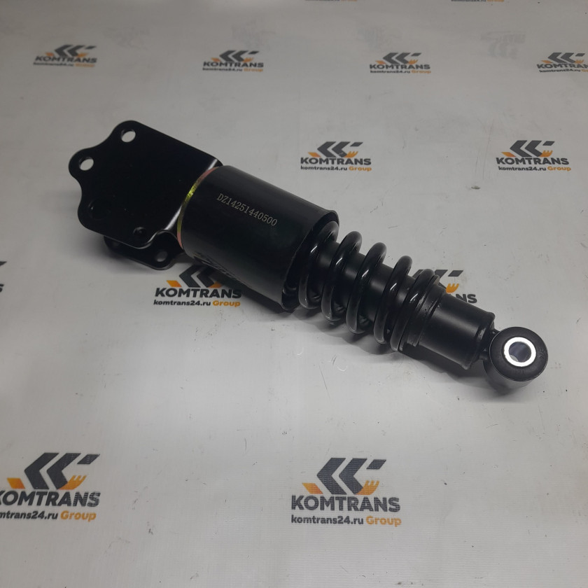 Амортизатор кабины SHACMAN X3000 задний пружина (ухо-шток с крон.) Амортизатор кабины SHACMAN X3000 задний пружина (ухо-шток с крон.)