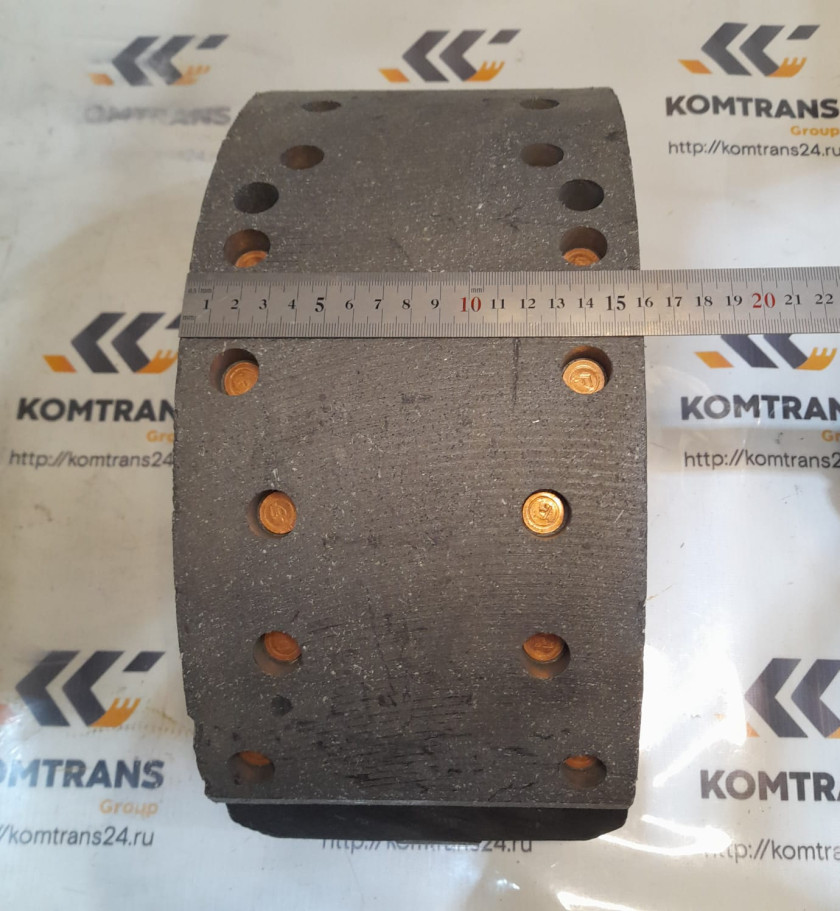 Колодка тормозная передняя 410*160 с роликом самосвал 8*4 SHACMAN X3000