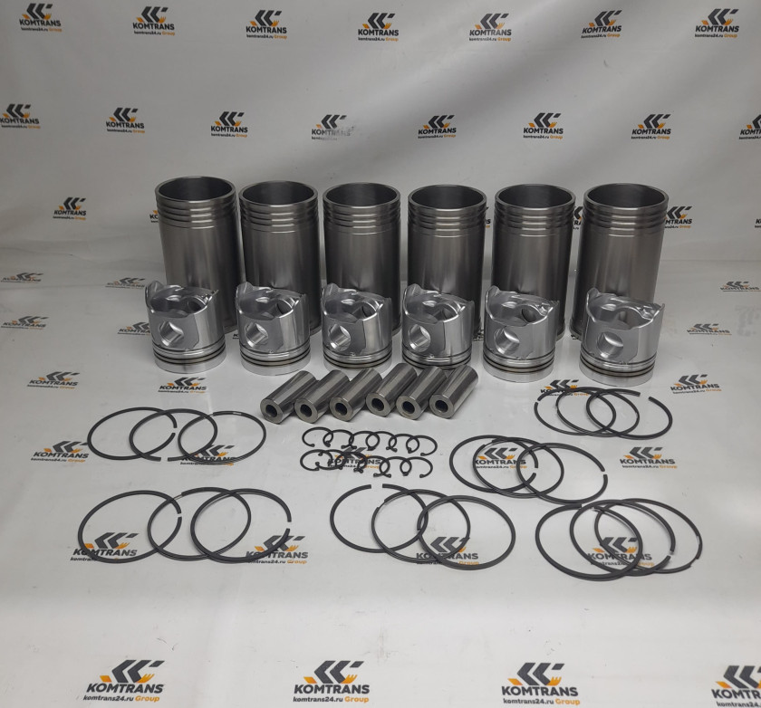 Поршневая группа в сборе ДВС Shanghai C6121/SC11D Поршневая группа в сборе ДВС Shanghai C6121/SC11D
