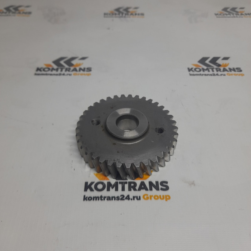 Шестерня привода компрессора двигателя Shanghai SC9D220 D4114 (37зуб)
