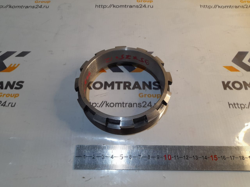 Гайка редуктора М112*1,5 проходного вала (внешн. резьба) SHACMAN F/X3000 Гайка редуктора М112*1,5 проходного вала (внешн. резьба) SHACMAN F/X3000