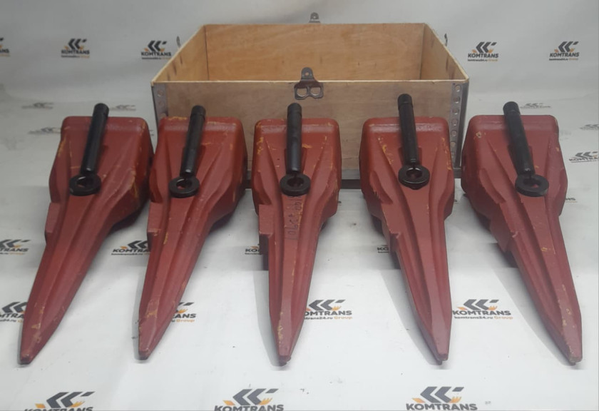 Комплект для замены Коронок ковша XCMG XE490DK (Коронка + палец)